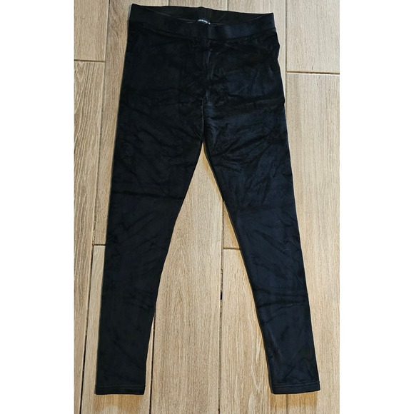 Dolcevida Black Velour Leggings – Women's Medium - Picture 1 of 3